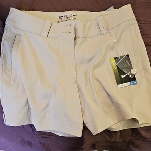 Nike Women's Cream Athletic Shorts